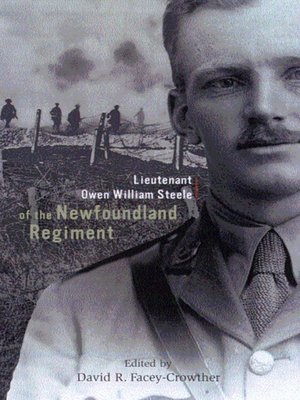 cover image of Lieutenant Owen William Steele of the Newfoundland Regiment